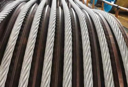 Wire rope of winch