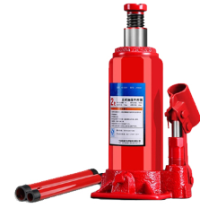 What is the self-locking mechanism of hydraulic jacks